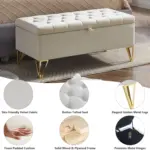Kneeler Ottoman Beige (8)