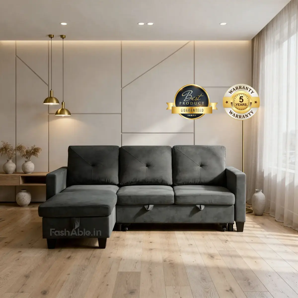 MarleyRest RHS Sofa-CumBed Dgry (4)