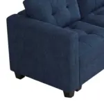 Plushoria LHS Sofa CumBed Mblue (14)