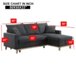 Quincy LHS Sofa Dgrey (2)