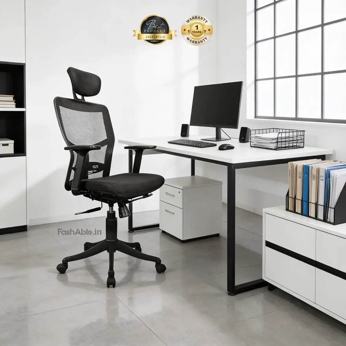 Reckon Office Chair Blk (1)