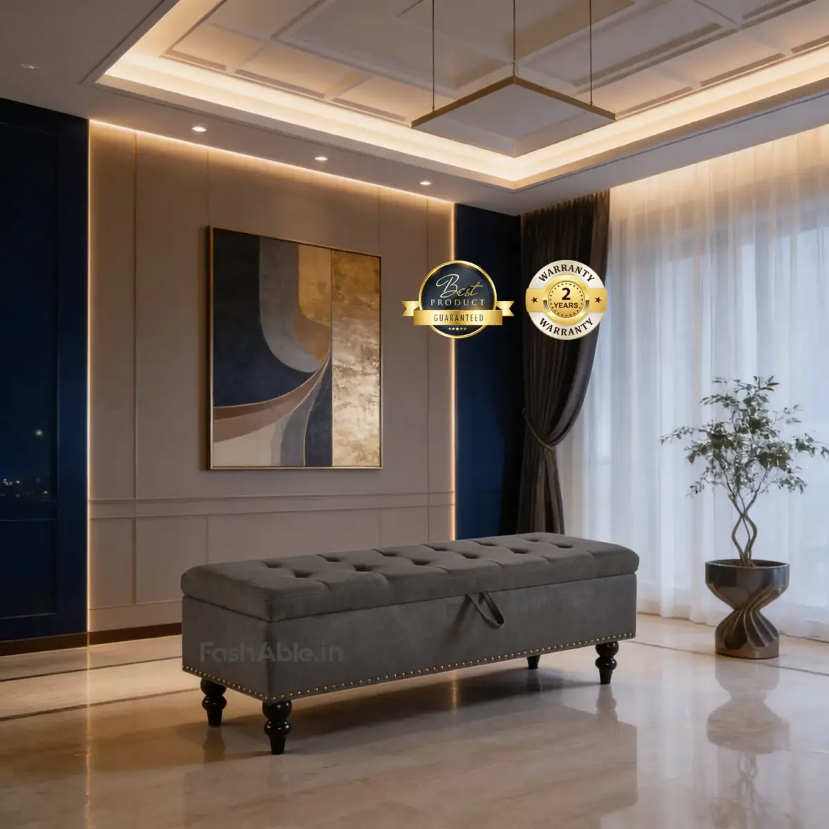 Tuffington Ottoman Grey (1)