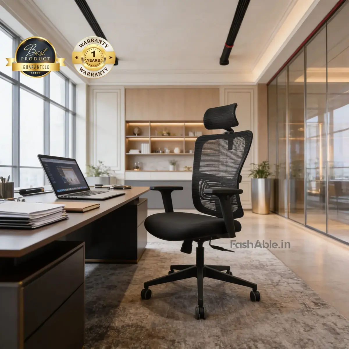 Valiant HB Office Chair Blk (2)