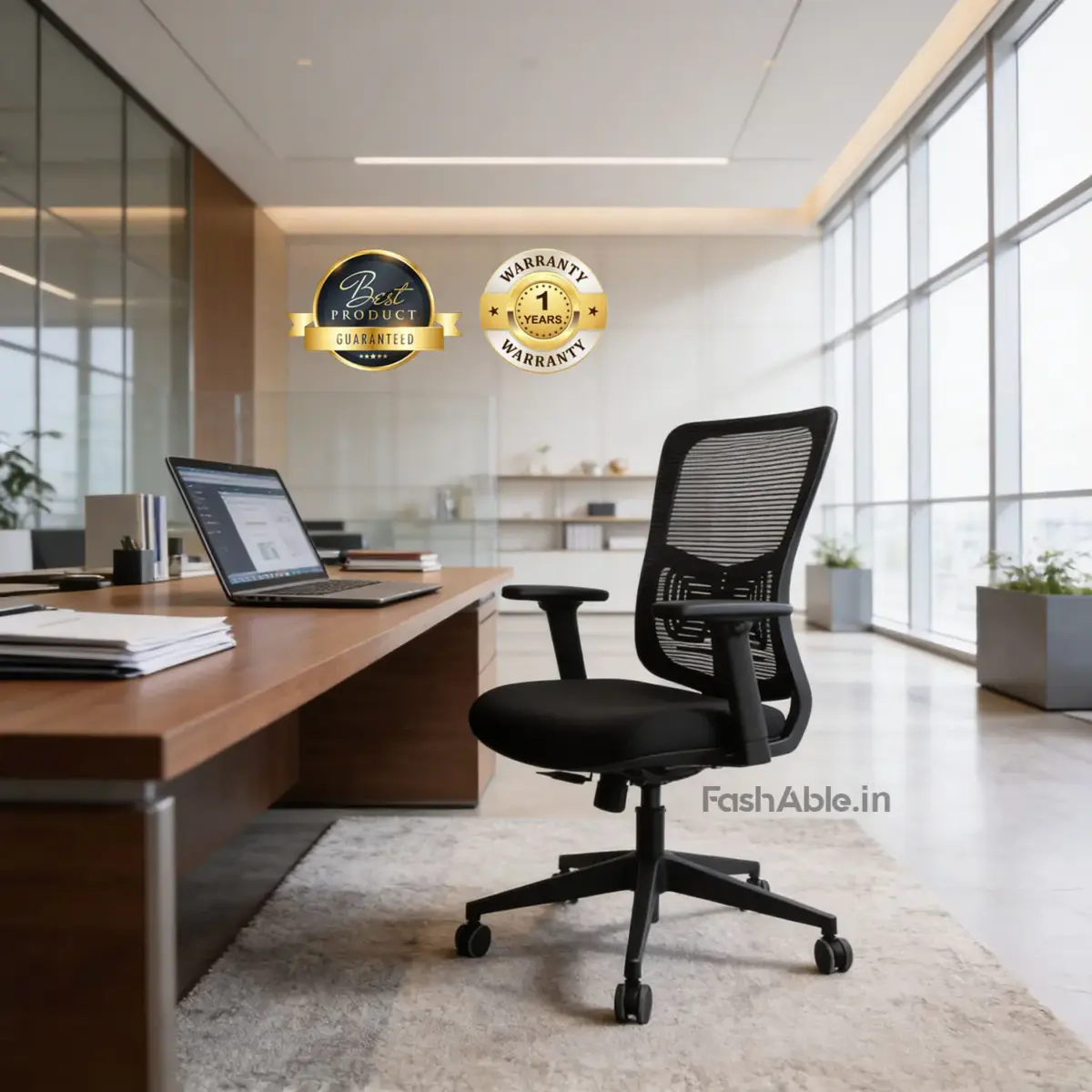 Valiant LB Office Chair Blk (4)