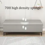 Victorian Ottoman Grey (5)