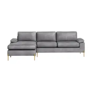 Zentra Chaise RHS L Shaped Living Room Sofa CumBed
