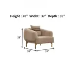 1 seater size chart