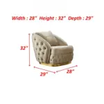 1 seater size chart