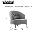 1 seater size chart