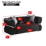 2 seater size chart