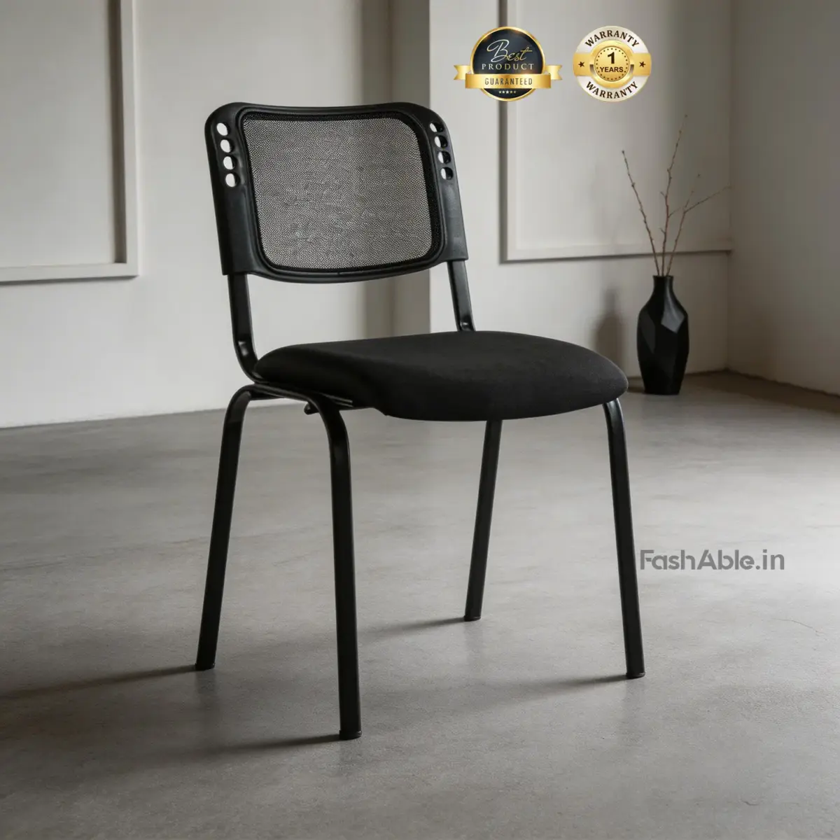 Aetherfall Chair Wthout Arm Blk (1)