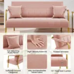 Aristocrat LXY Sofa Pink (4)
