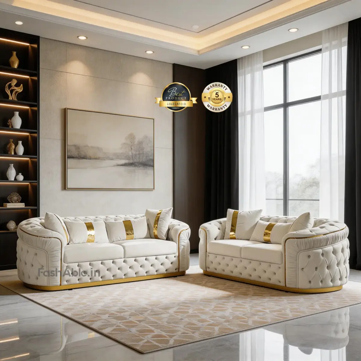 Carraldo Sofa 2 Pcs Bg (1)