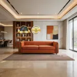 Celestrio Sofa Orange (1)