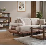 Cresswell LXY Sofa Beige 2 seaterr