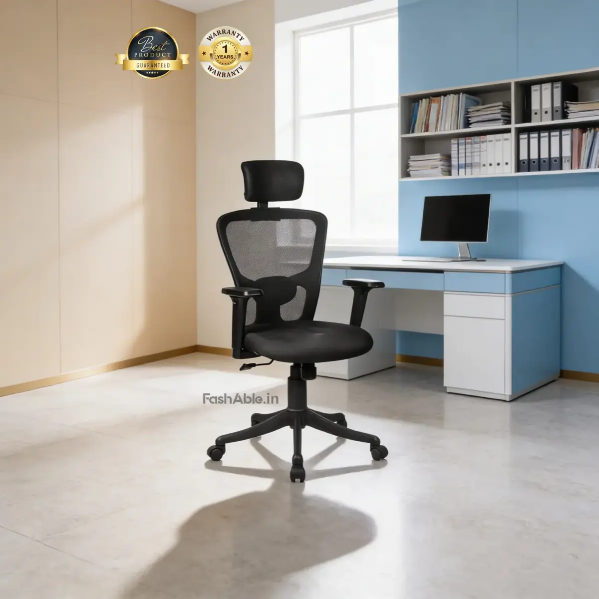 Crimson Office Chair HB Blk (1)