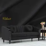 Cushto Luxury Sofa Blk (5)