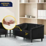 Cushto Luxury Sofa Blk (6)