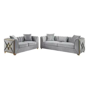 Erdmann Luxury Sofa Set For Living Room (Set Of 2)