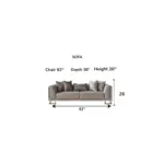 FairMate Sofa Color 3 Set Gry (9)