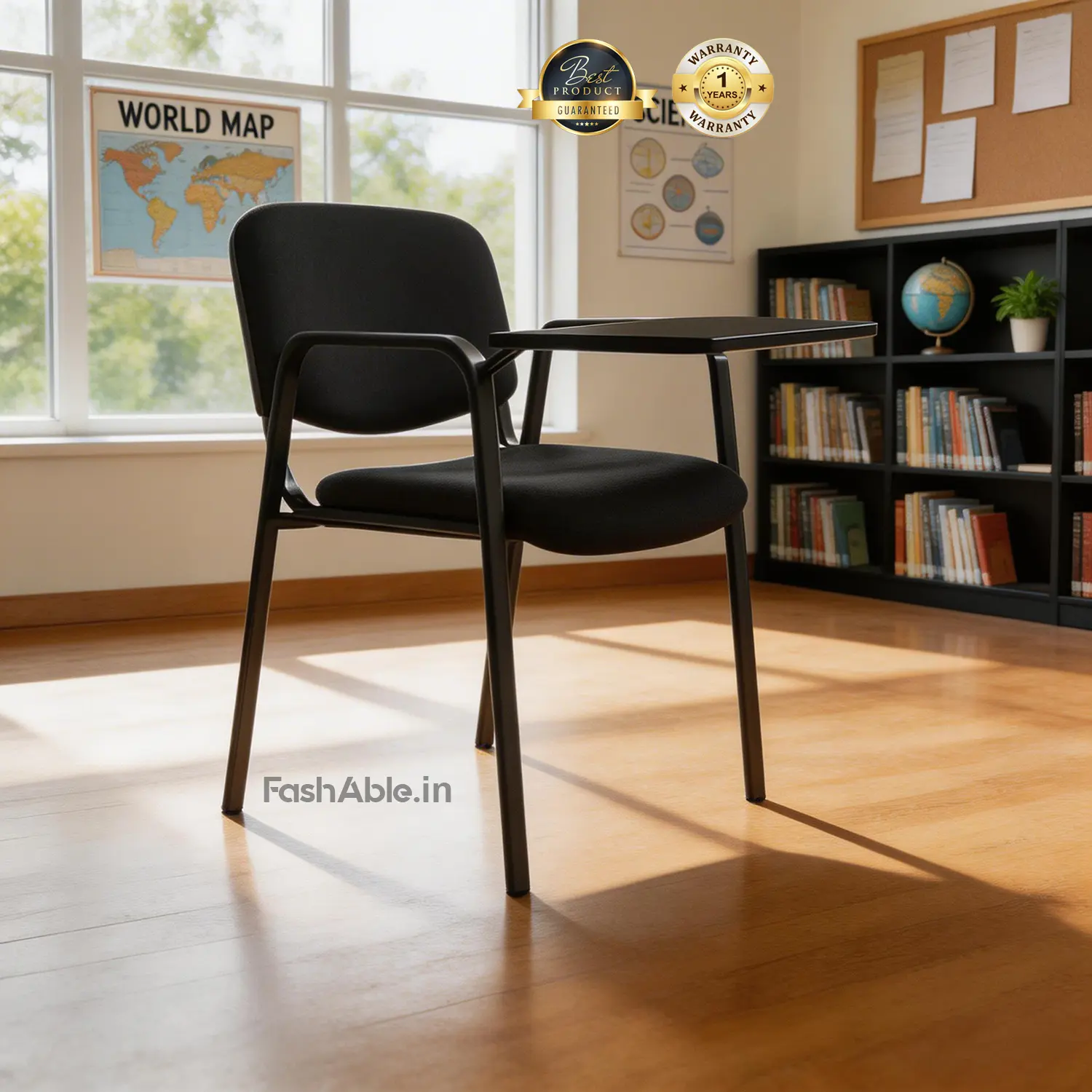 Fiction Writing Pad Chair Blk (1) Fiction Writing Pad Chair Blk (1)