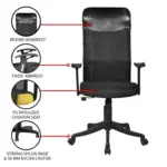 Genesis Office Chair Blk (3)