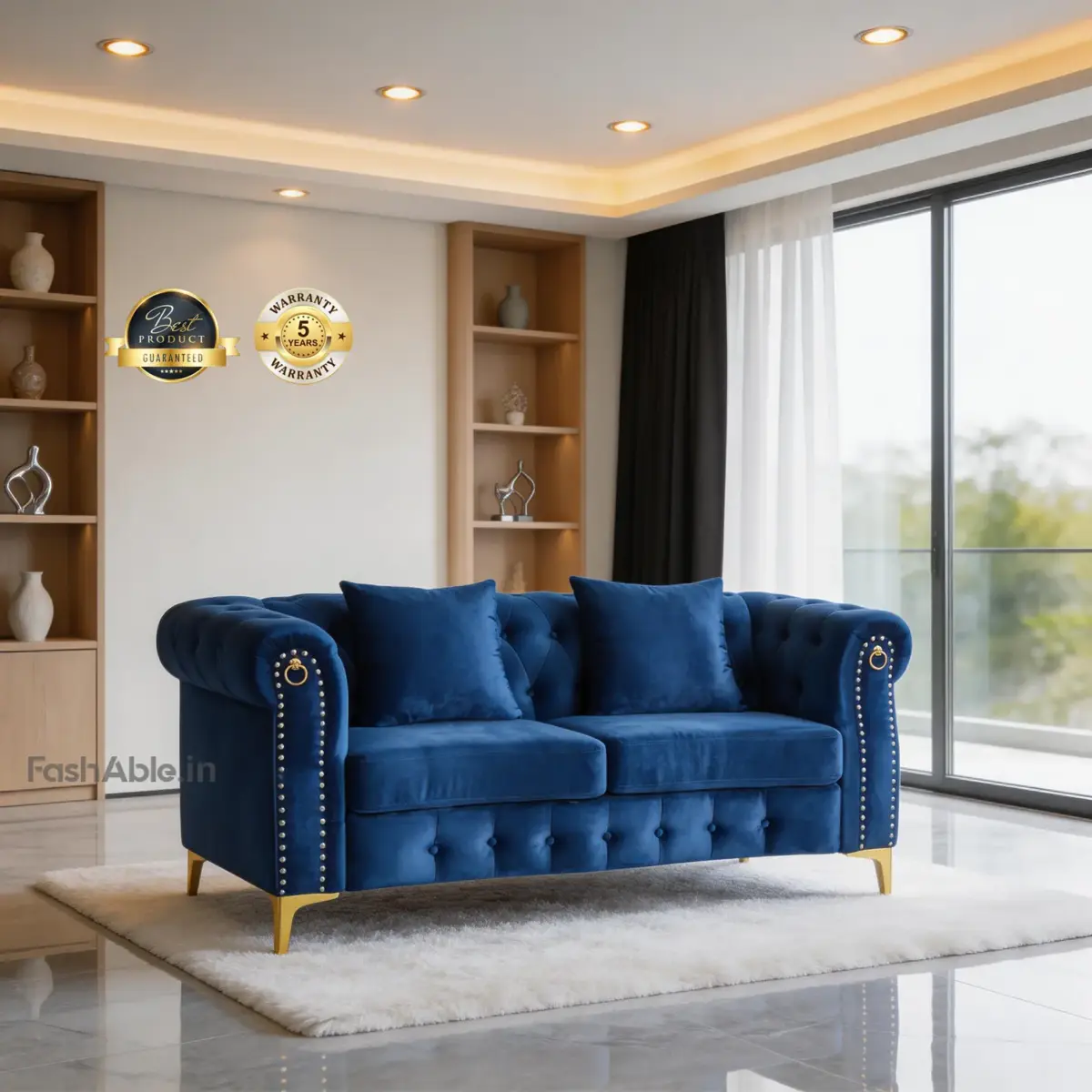 Heidel Sofa Blu 2S (7)