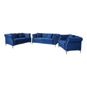 Heidel Luxury Sofa Sets Of 3