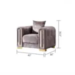 Noble 1 Seater Luxury Sofa Prp (3)