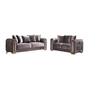 Noble Modern Luxury Sofa Set Of 2