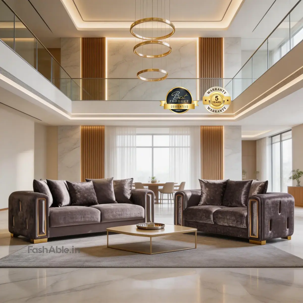 Noble Luxury Sofa (Set of 2) main