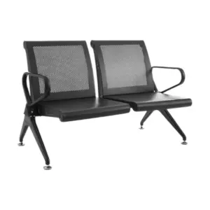 PlazzaSit Heavy Waiting Chair For Public Seating (2 Seater)