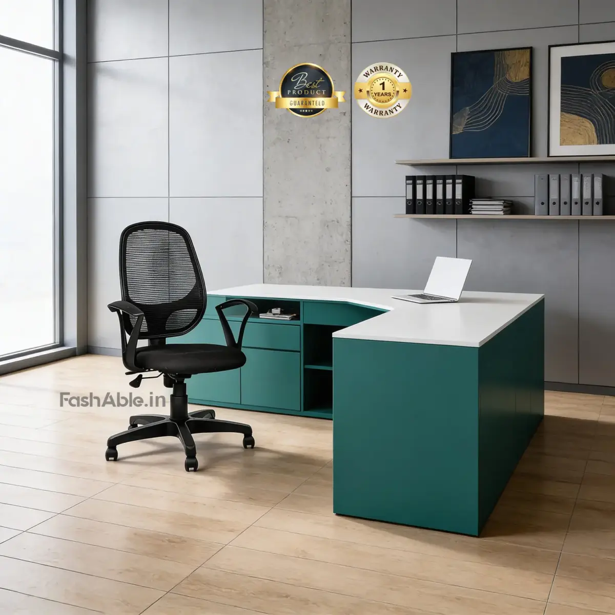 Redemption Office Chair Blk Netted (1)