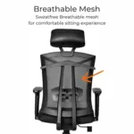 Serpent Office Chair HB Blk (6)