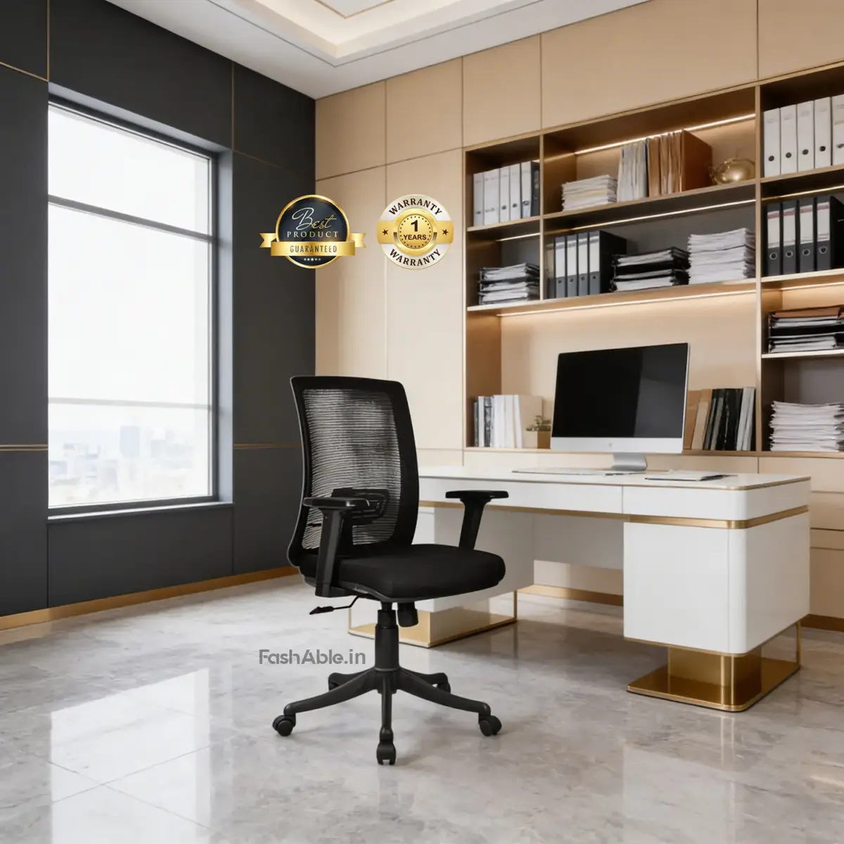 Spark Office Chair LB Blk (1)