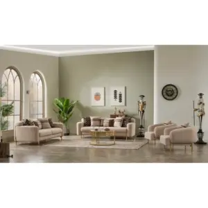 Velcoris Luxury Modern Sofa Set Design (Set of 4)