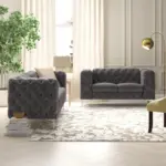 Wolkenruh Sofa Set of 2 Gry(9)