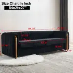 size chart 3 seater
