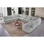 ArqLine Luxury Corner Sofa Grey (1)