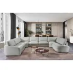 ArqLine Luxury Corner Sofa Grey (4)