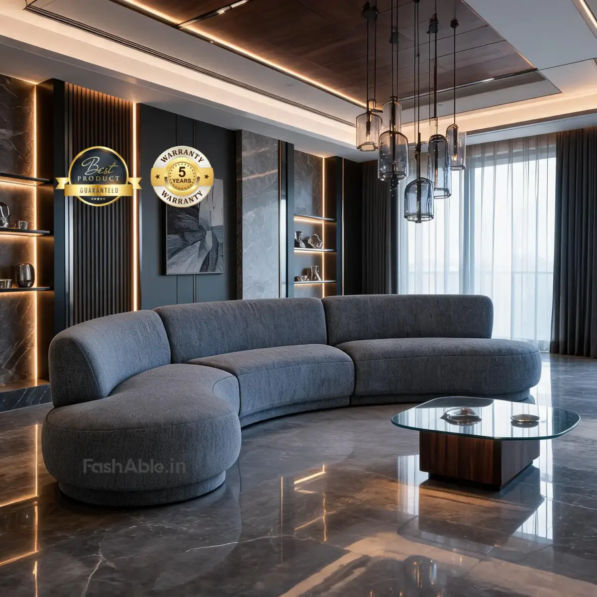Damiano Luxury Corner Sofa LB RHS