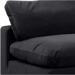 Empress Luxury Corner Sofa Black (2)