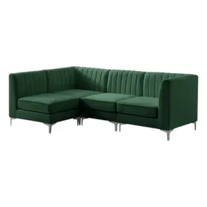 Persian Corner Sofa Luxury Silver Leg 