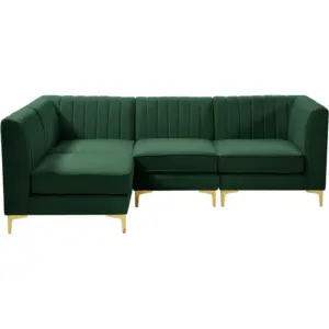 Persian Corner Sofa Luxury Golden Leg 