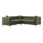 Wyndor Luxury Corner Sofa Green (1)