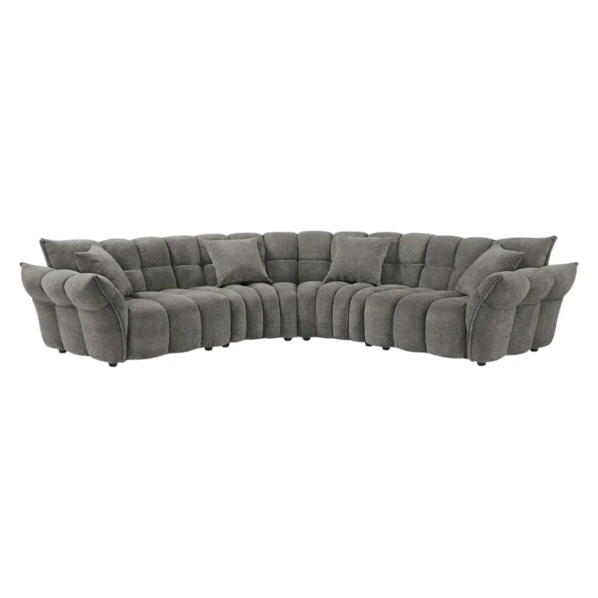 Zaffiro Luxury Corner Sofa Dgrey (3)