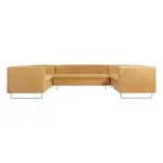 Zolento Luxury Corner Sofa Yellow (1)