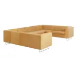 Zolento Luxury Corner Sofa Yellow (3)