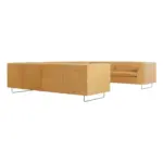 Zolento Luxury Corner Sofa Yellow (4)