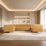 Zolento Luxury Corner Sofa Yellow (9)
